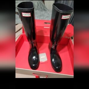 Hunter Black Rain Boots